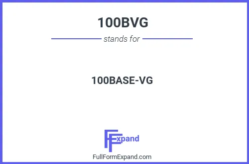 Full form of 100BVG