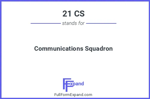 Full form of 21 CS