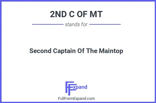 Full form of 2ND C OF MT