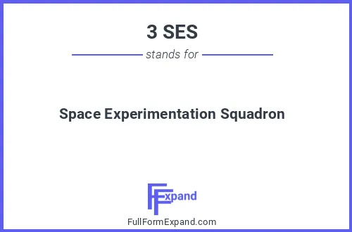 Full form of 3 SES