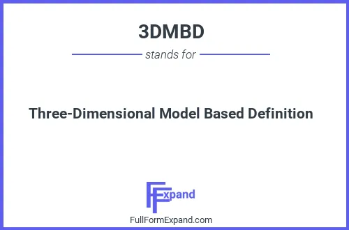 Full form of 3DMBD