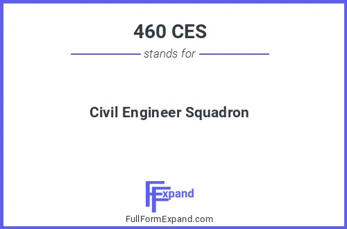 Full form of 460 CES