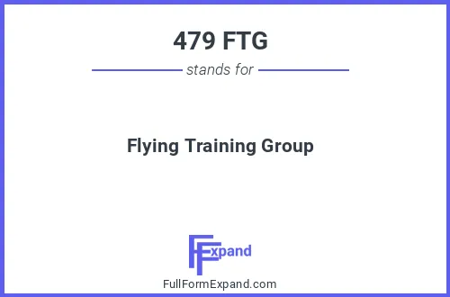 Full form of 479 FTG