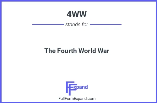 Full form of 4WW