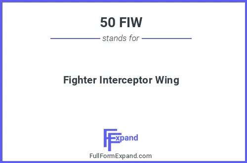 Full form of 50 FIW