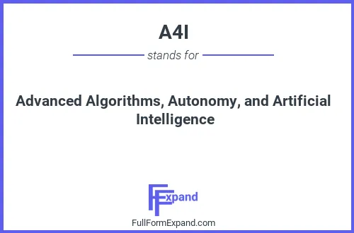 Full form of A4I