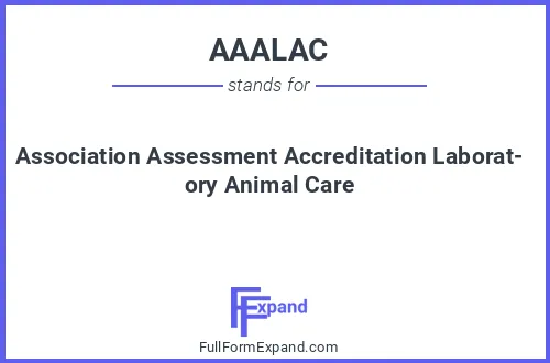 Full form of AAALAC