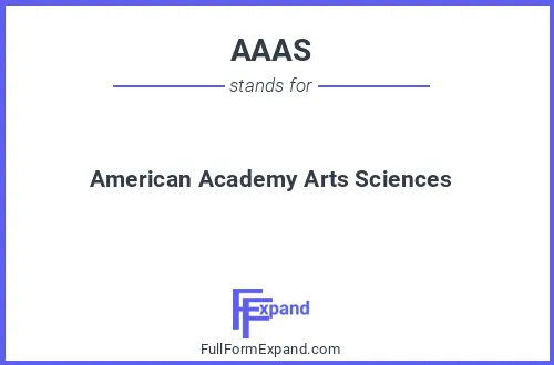 Full form of AAAS