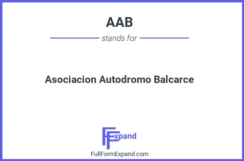 Full form of AAB