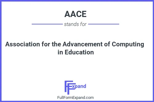 Full form of AACE