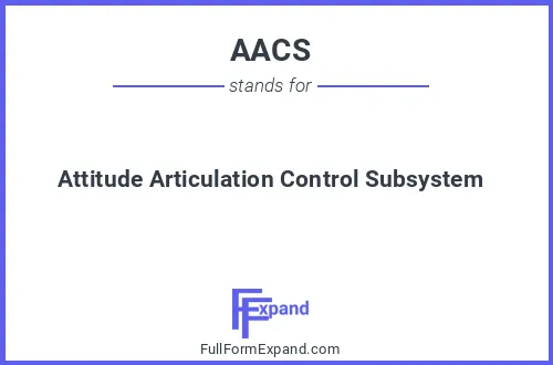 Full form of AACS