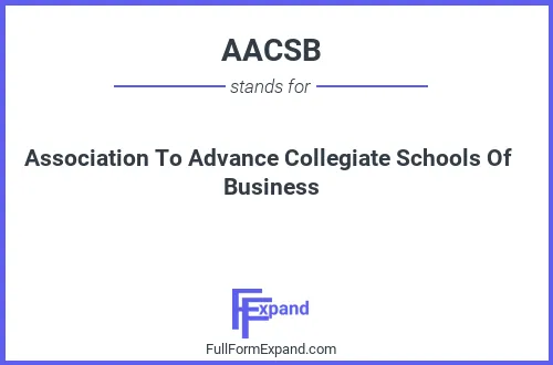 Full form of AACSB