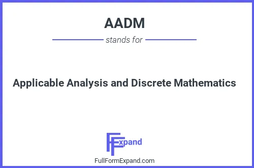 Full form of AADM