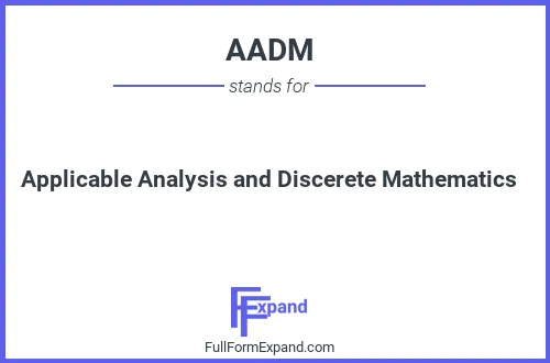 Full form of AADM