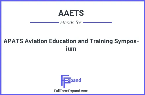 Full form of AAETS