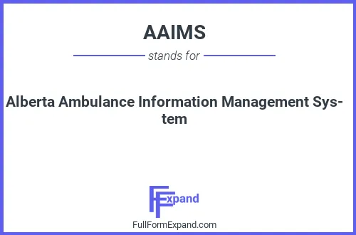 Full form of AAIMS