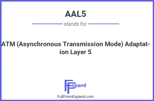 Full form of AAL5