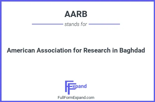 Full form of AARB