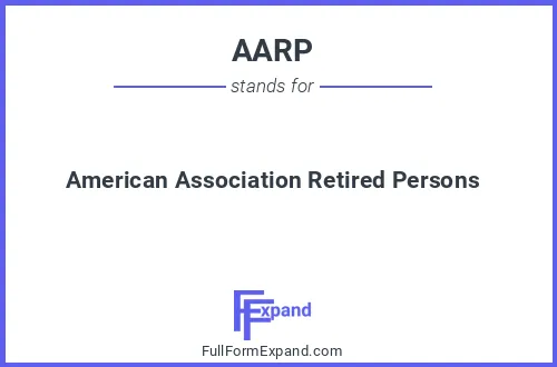 Full form of AARP