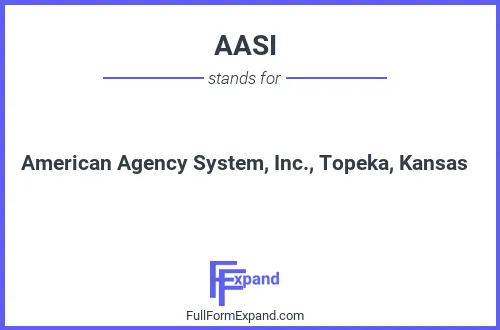 Full form of AASI