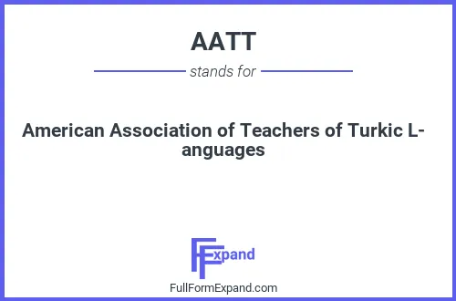 Full form of AATT