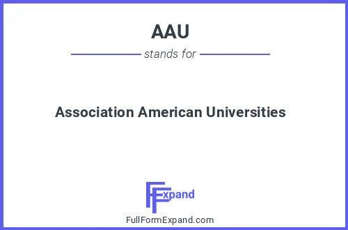 Full form of AAU