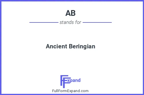 Full form of AB