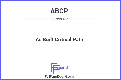 Full form of ABCP