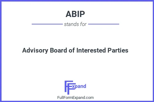 Full form of ABIP
