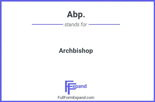 Full form of Abp.