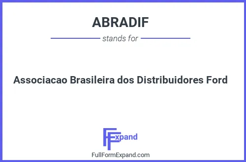 Full form of ABRADIF