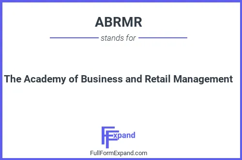 Full form of ABRMR