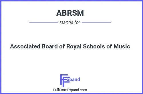 Full form of ABRSM