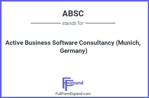 Full form of ABSC