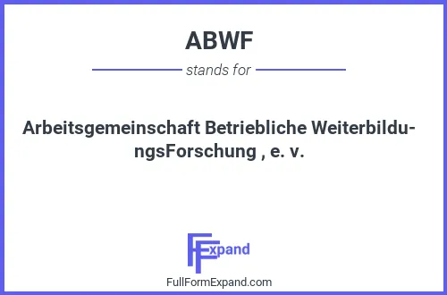 Full form of ABWF