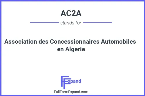 Full form of AC2A