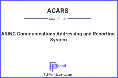 Full form of ACARS