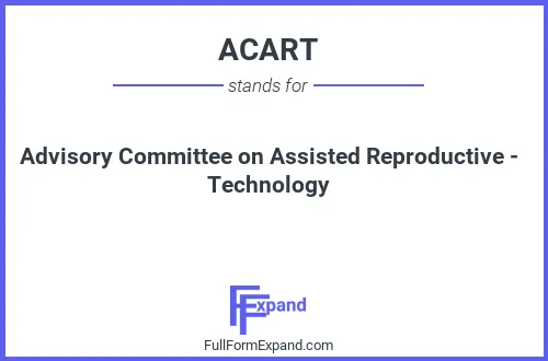 Full form of ACART