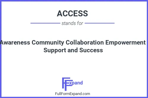 Full form of ACCESS