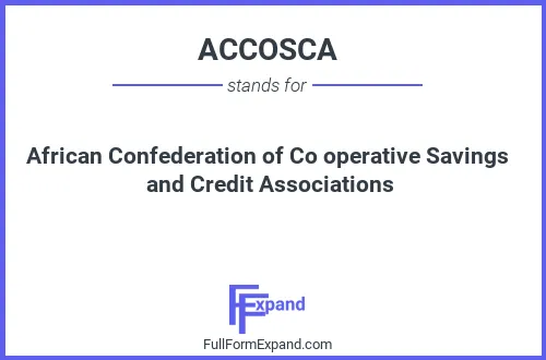 Full form of ACCOSCA