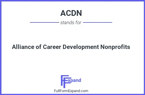 Full form of ACDN