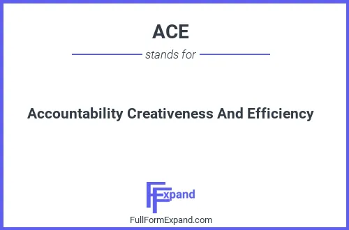 Full form of ACE