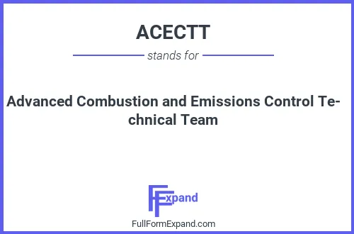 Full form of ACECTT