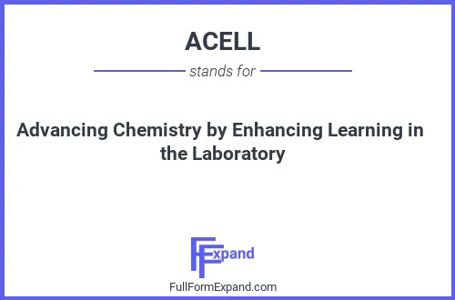 Full form of ACELL