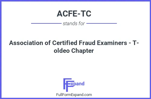 Full form of ACFE-TC