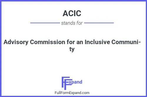 Full form of ACIC