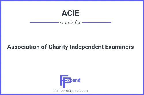 Full form of ACIE
