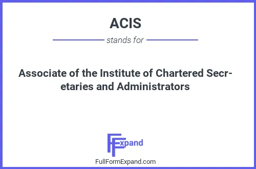 Full form of ACIS