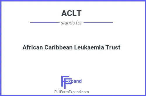 Full form of ACLT