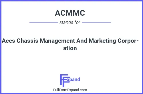 Full form of ACMMC